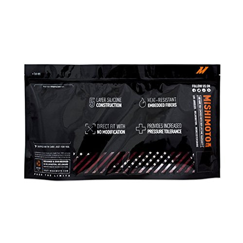 Mishimoto Mmhose-Rgr-19Rd Silicone Hose Kit, Compatible With Ford Ranger 2.3L Ecoboost 2019+, Red