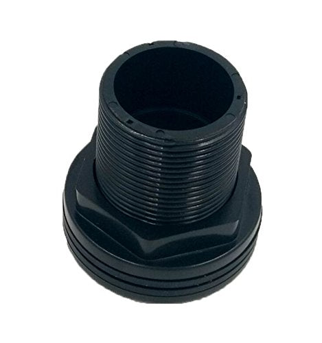 1'' Bulkhead Slip X Slip Npt Standard 2-Pair (4-Pack) Nbr Rubber Gasket By B Bubblefin