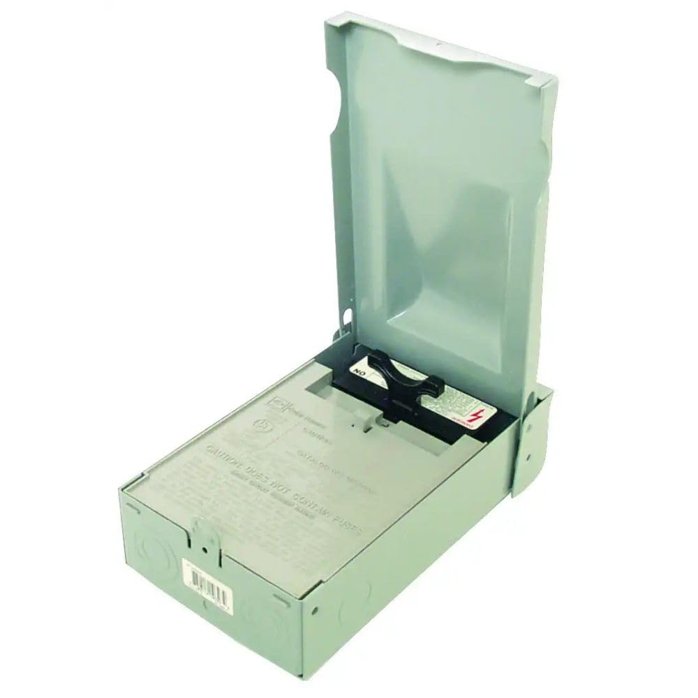 Eaton DPU222RP Disconnect Non-Fusible 60 Amp Boxed, No Size, Gray