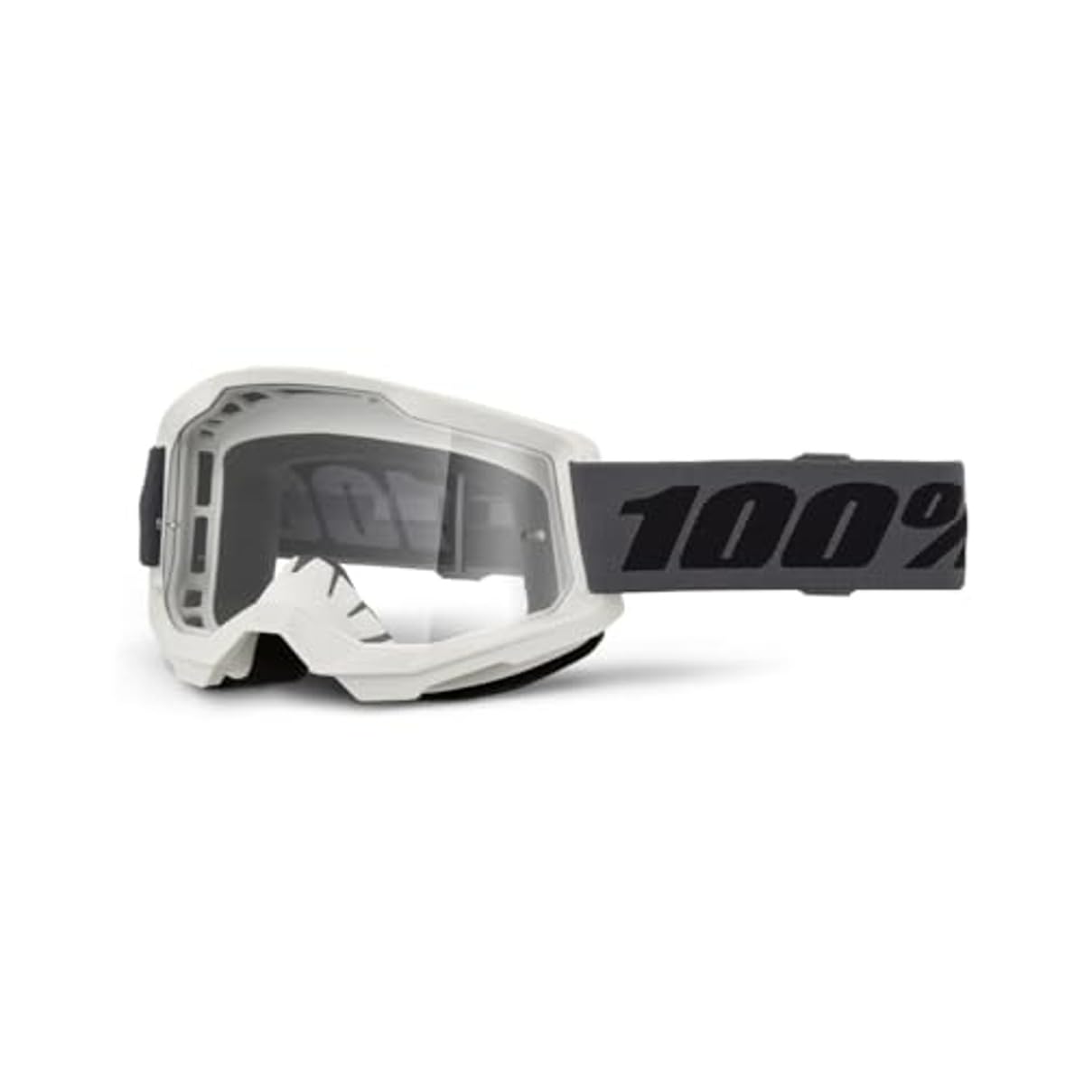 100% STRATA 2 Goggle Grey - Clear Lens