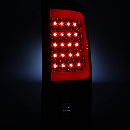 Akkon - For 07-13 Sierra 1500 07-14 Sierra 2500 3500 Hd Pickup Truck Smoke G2 Led Tail Lights Brake Lamps Pair