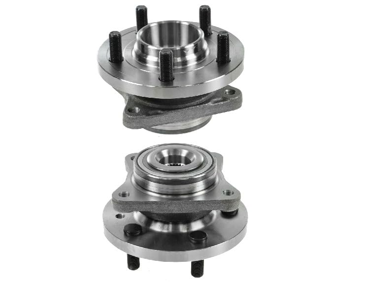 Trq Front Wheel Hub Bearings Assembly Set Compatible With 2005-2009 Land Rover Lr3 2010-2016 Lr4 2006-2013 Range Rover Sport