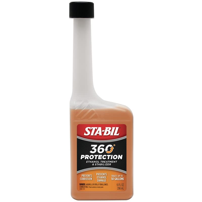Sta-Bil 360 Protection Ethanol Treatment & Fuel Stabilizer - Fuel System Cleaner - Fuel Injector Cleaner - Increases Fuel Mileag