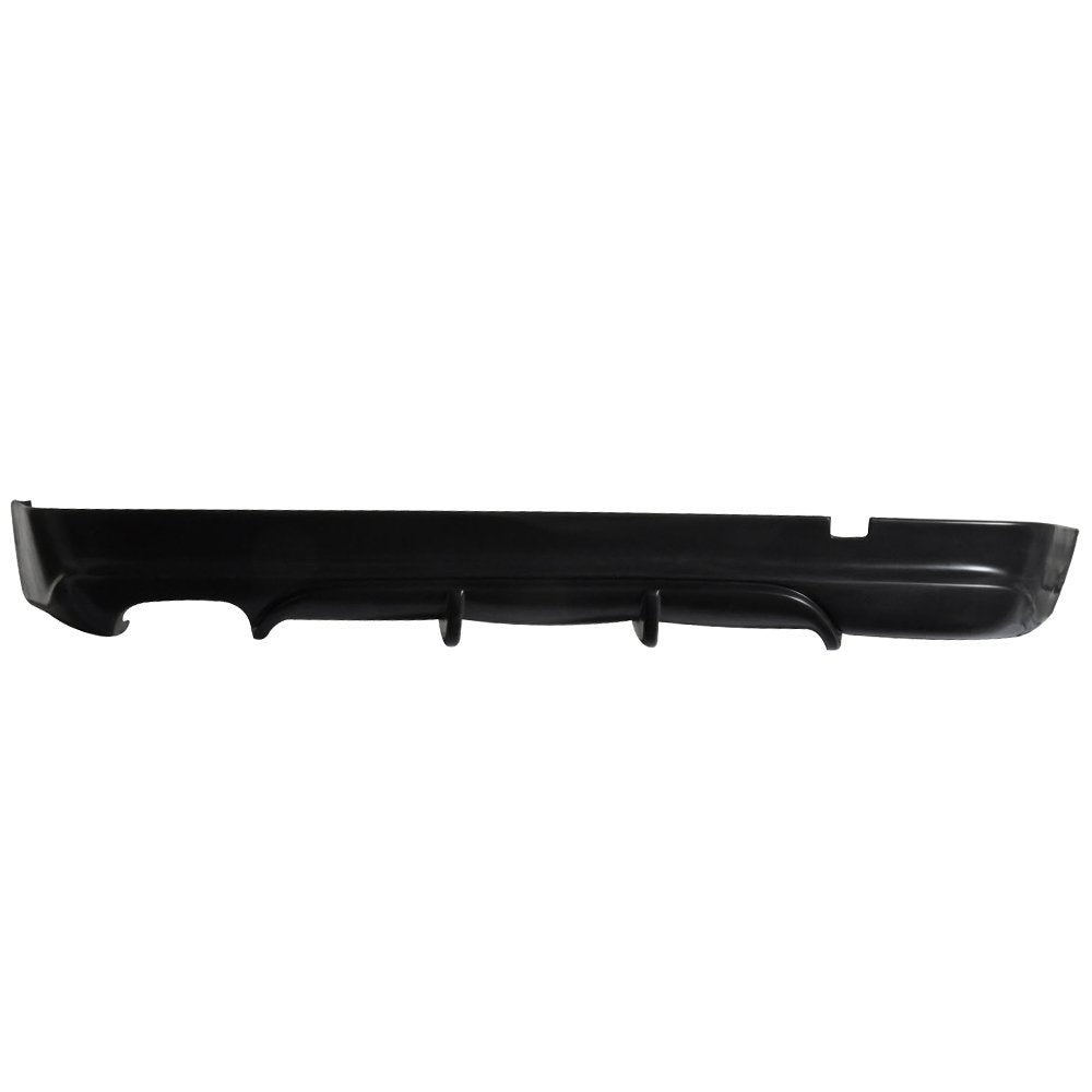 Rear Bumper Lip Compatible with 2005-2012 BMW E90 3-Series, AC-S Style Black PU Rear Lip Finisher Under Chin Spoiler Underspoiler Splitter Valance Underbody Bumper Fascia Add On by IKON MOTORSPORTS