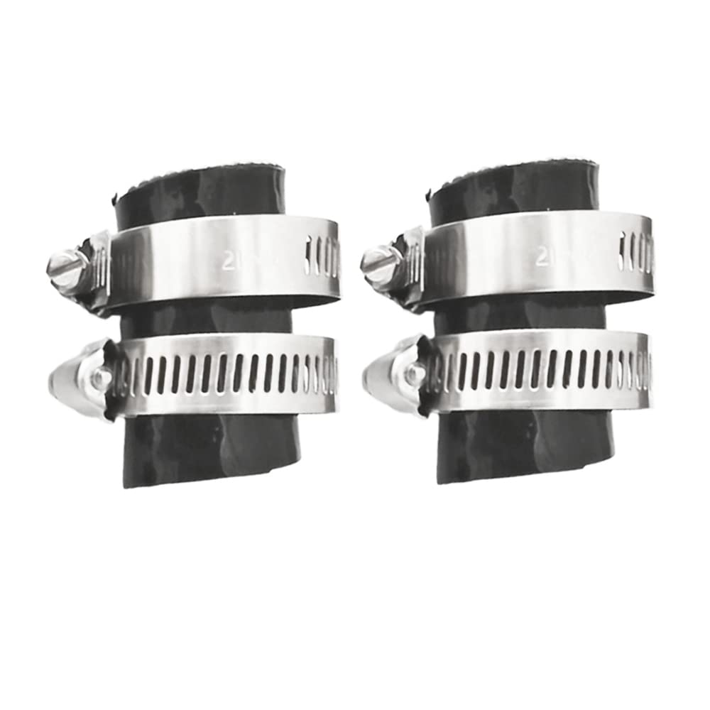 Dskoiph Pack Of 2 Exhaust Couplings Clamps 1''Id Compatible With Yamaha Banshee Yzf350 Yfs200 Raptor Blaster Kx80 Kx125 Kx250 Cr