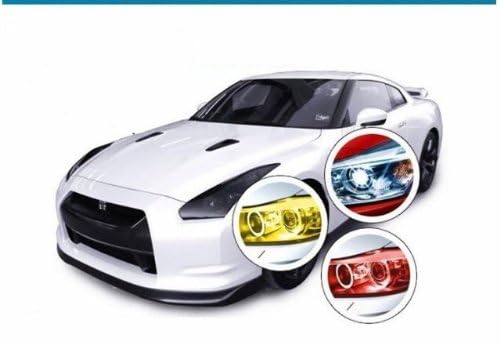 12 by 48 Inches Self Adhesive Headlight, Tail Lights, Fog Lights Tint Vinyl Film (12 X 48, Rose Pink)