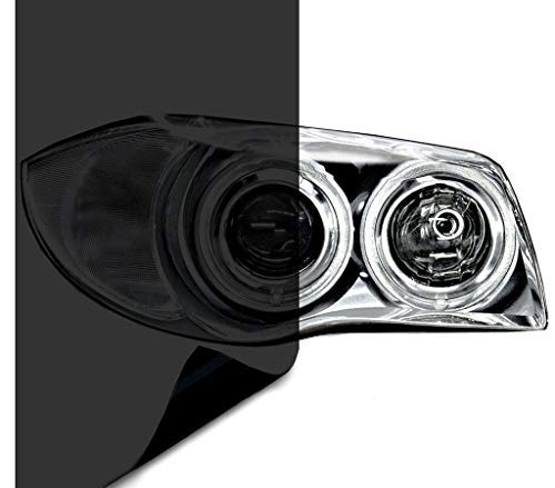 VViViD Air-Tint Dark Black Headlight Taillight Tint Air-Release Vinyl Wrap Film Roll (15ft x 5ft (Bulk Roll))