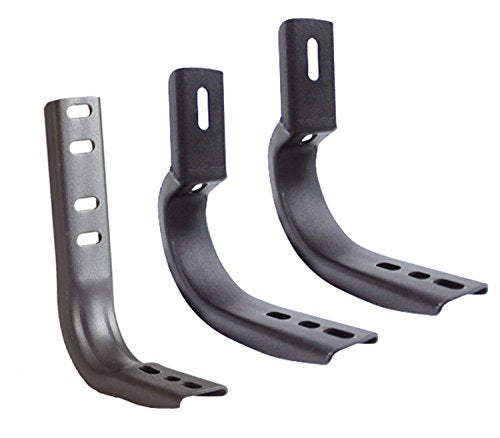 Go Rhino 6844295 Oe Xtreme Cab Length Side Steps - Mounting Brackets Only - Double Cab Only For Toyota 05-23 Tacoma (Crew Cab Pickup)
