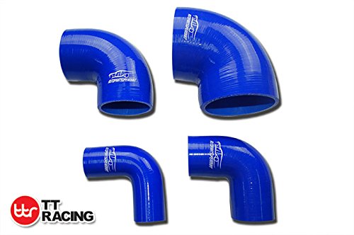 4-Ply Silicone 90 Degree Elbow Connector Joiner Turbo Hose Pipe 95Mm 3.75 (3-3/4)