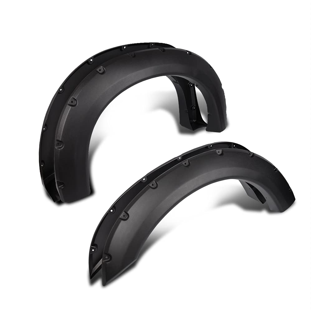 G-Plus Fender Flares Kit Compatible With 1999-2007 Ford F250 F350 Super Duty (Not Fit Dually Models) Wheel Protector Cover Textu