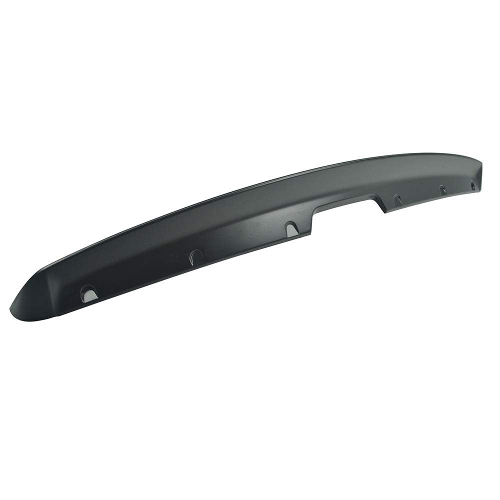 IKON MOTORSPORTS Trunk Spoiler for 1990-1997 Mazda Miata MX5, ABS Plastic, Unpainted Black, Model AST-MMT90T1-A