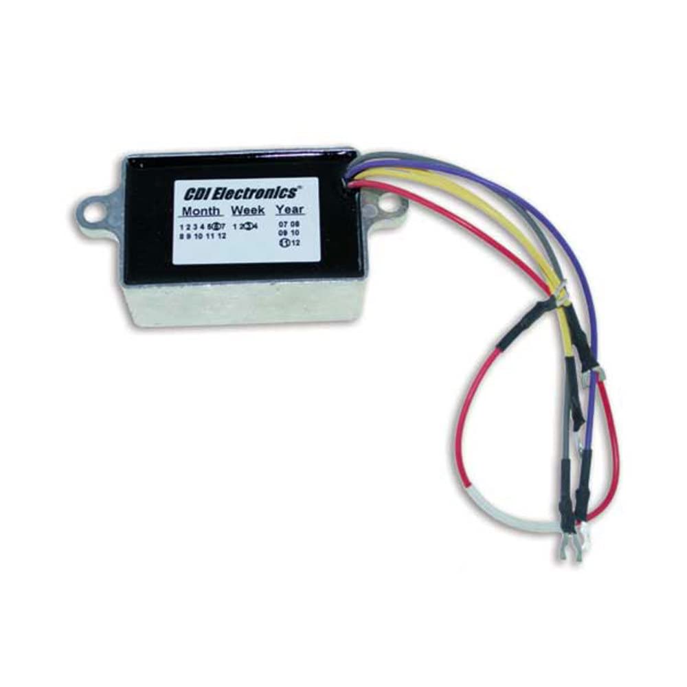 Cdi Electronics 193-4476 Johnson/Evinrude Voltage Regulator - 2/3/4 Cyl. 10 Amp (1992-2005)