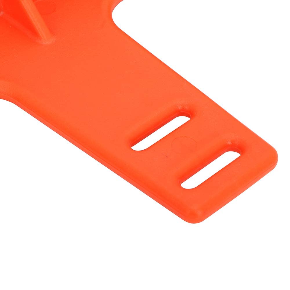 Universal Motorcycle Fork Guard Suspension Support Brace Transportation Tool Tie Down Seal Saver Protection Plastic For Dirt Bike Motocross Accessories Orange