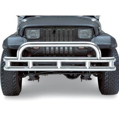 Kentrol 30446 3'' Stainless Steel Double Tube Front Bumper