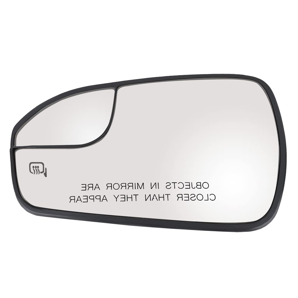 Driver Left Side Heated Mirror Glass Replacement For 2013-2020 Ford Fusion - Replace Ds7Z17K707F - Rear Side View Mirror Convex