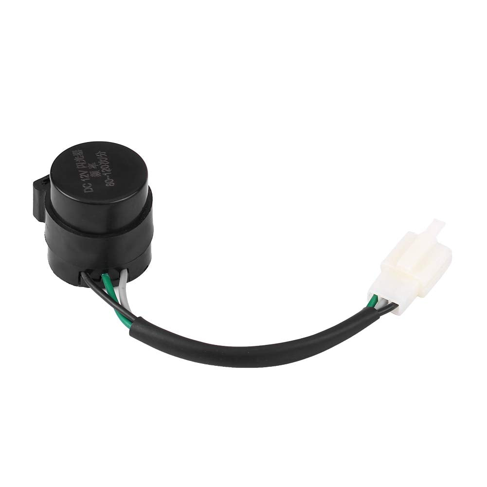 Motorcycle Turn Signal Flasher, Led Turn Indicator Light Flasher Blinker For Gy6 50Cc To 250Cc Motorcycles Scooters Moped Atv, 3-Pin Round Electronic Turn Signal Flasher Relay