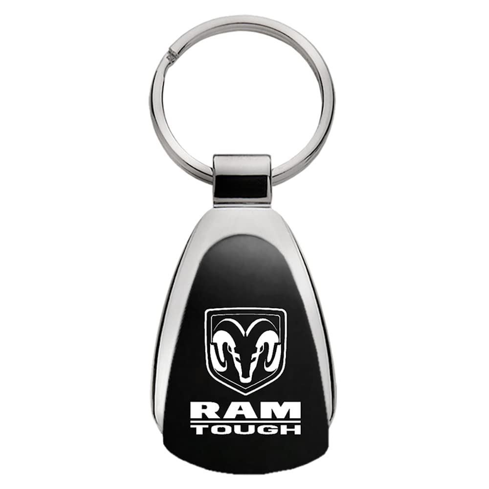 AuTomotive Gold, INC. Officially Licensed Black Teardrop Key Fob for Ram