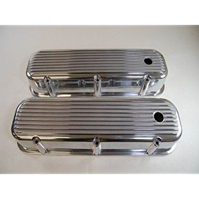 Racing Power Polished Aluminum Bb Chevy 'Finned'