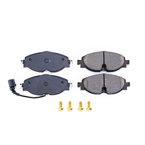Power Stop 17-1760, Z17 Front Ceramic Brake Pads For A3, A3 Quattro, A3 Sportback E-Tron, Tt Quattro, Vw Gti, Golf, Golf Alltrack, Golf Sportwagen, Jetta, Passat, E-Golf [Model Specific]
