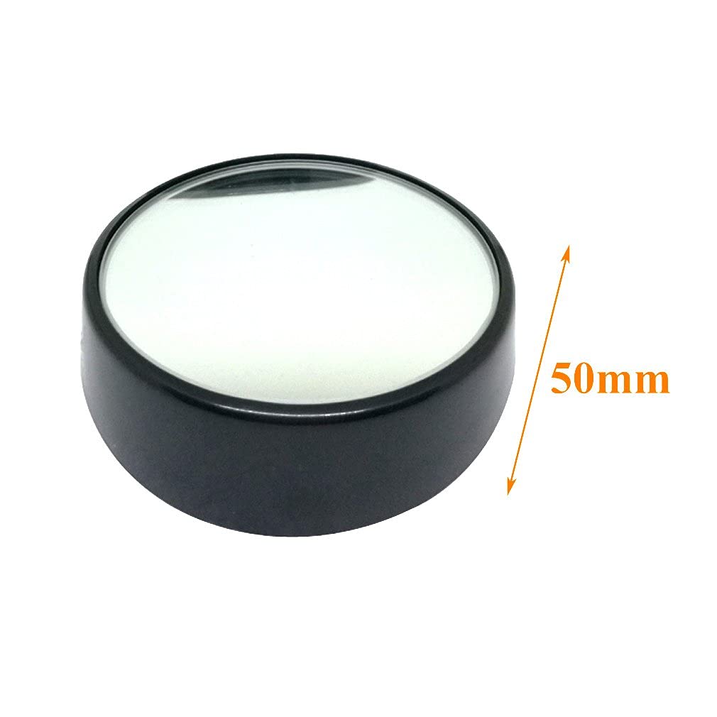 KEWAYO 2 Pack Automotive Blind Spot Mirrors, Small Round Convex Adjustable 360Rotate Wide Angle Car Rear View Nirror for All Uni
