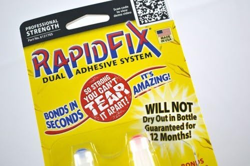 RapidFix 10Ml Automotive Adhesive - Synthetic Resin, Model 6121705, One Size, Factory Color Blister Pack