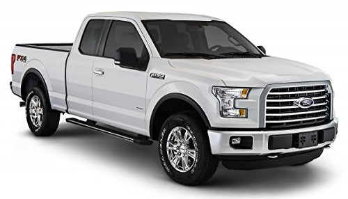 Bushwacker Oe Style Factory Front & Rear Fender Flares | 4-Piece Set, Black, Smooth Finish | 20937-02 | Fits 2015-2017 Ford F-15