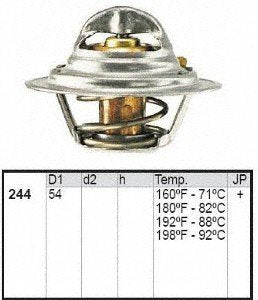 Motorad 244-192 Thermostat Engine Coolant Thermostat Fits Ford Ranger 91–08 Taurus 86–07 Mustang 87–04 F-150 75–97 F-250 72–97 Freestar 04–07 Yf1Z8575Ba Xr3Z8575Ba Xl2Z8575Ab Xl2Z8575Aa Zzs115171