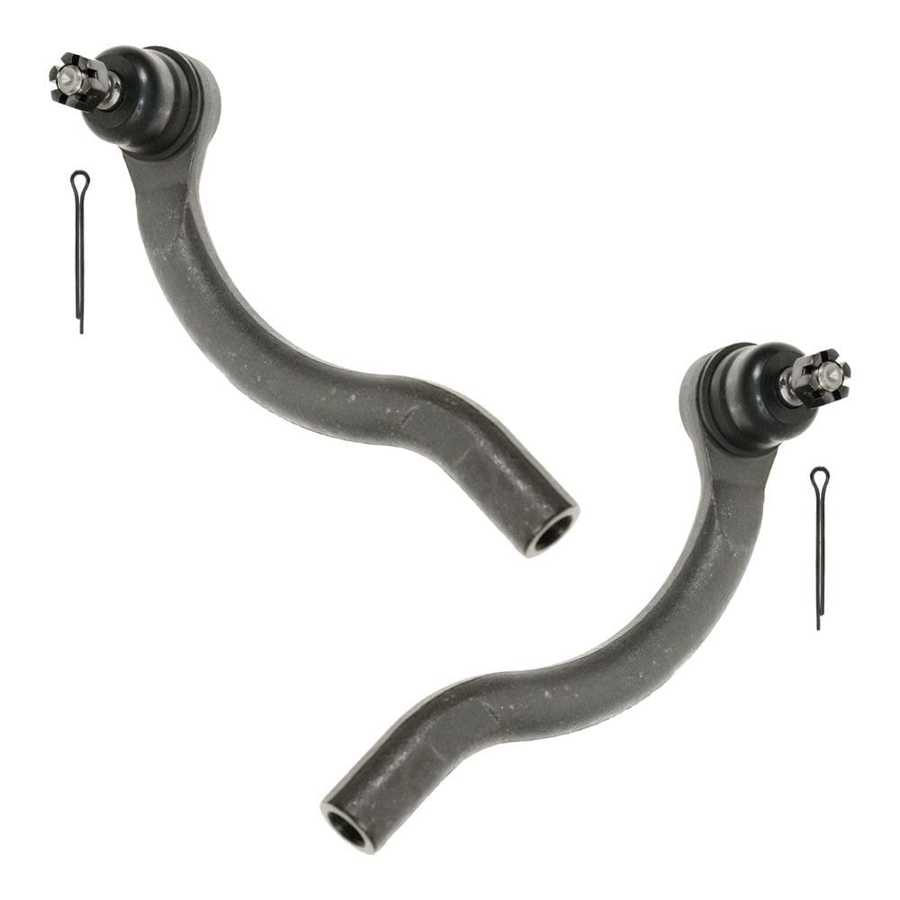 TRQ Front Outer Tie Rod Set Compatible with 2004-2008 Acura TSX 2003-2007 Honda Accord
