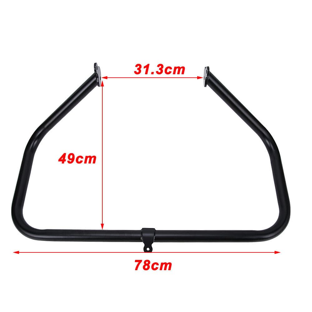 OUMURS 1-1/4'' Highway Engine Guard Crash Bar Compatible with Harley Touring Road King Street Glide 2009-2021 Replace 49050-09A