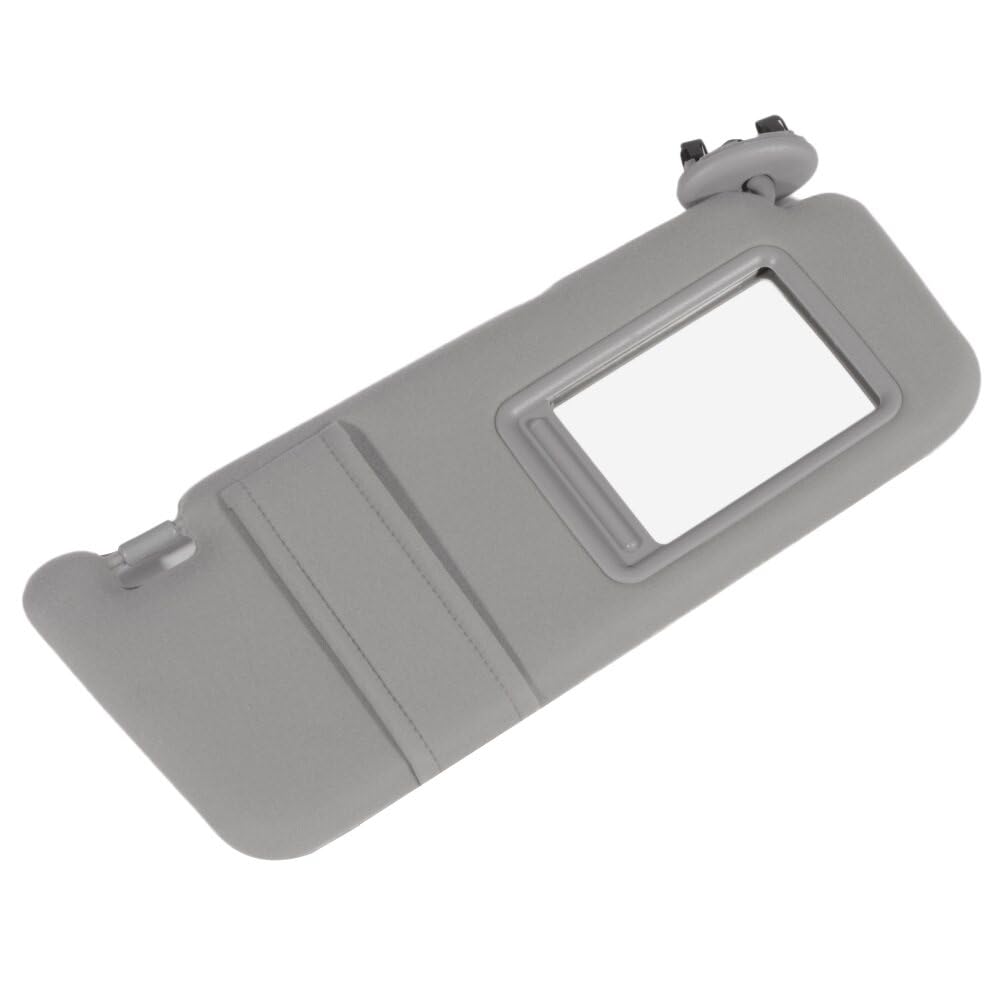 Scitoo Grey Right Passenger Side Sun Visor Compatible For Toyota For Camry 2006-2011, Car Sun Visor Without Sunroof Without Ligh