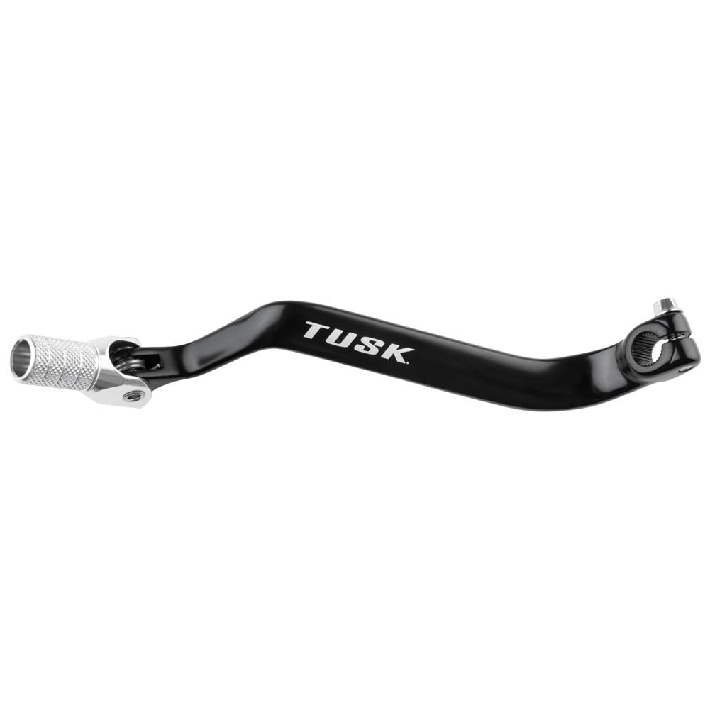Tusk Folding Shift Lever Black/Silver Tip For Kawasaki Klr650 2022