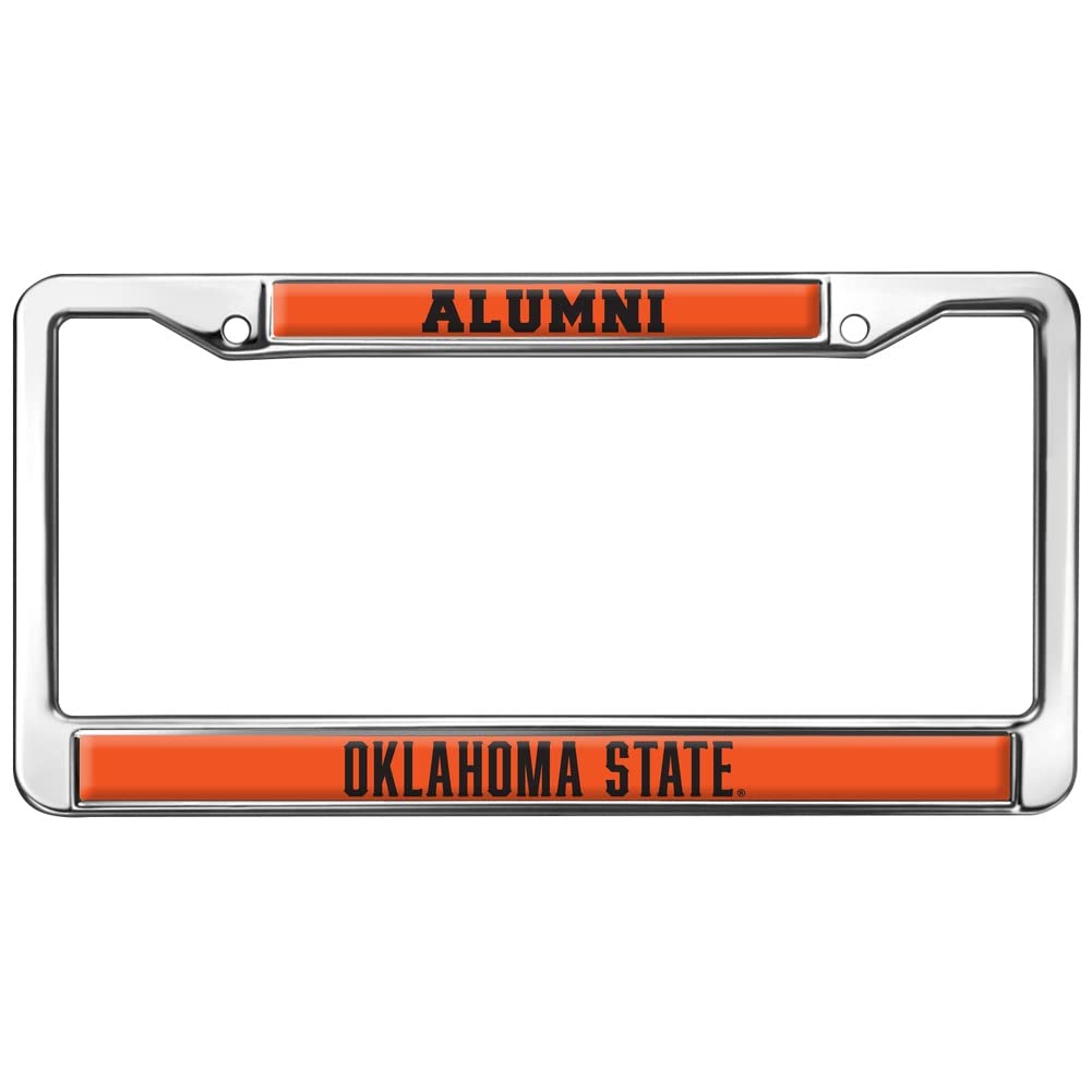 Oklahoma State University Alumni Logo Full Size Standard License Plate Metal Frame