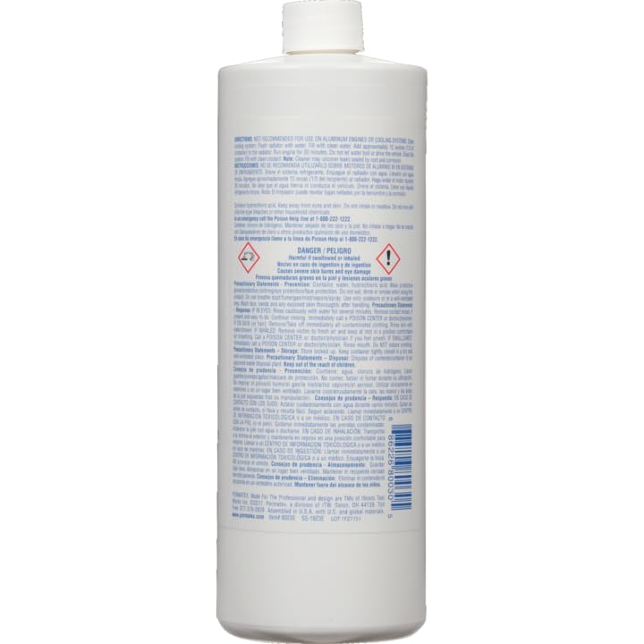 Permatex 80030 Heavy Duty Radiator Cleaner, 1 Quart