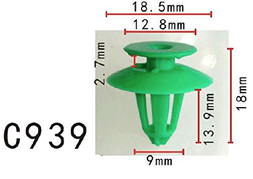 Autobahn88 Retainer Clip For Door Trim Molding, Compatible With Ford, Benz (Oem: 7L5-853-994, 50283) (Pack Of 20)