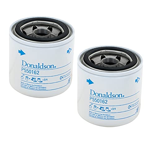 P550162 Donaldson Lube, Full-Flow (Pack Of 2), Replaces (Baldwin B1421, Fleetguard Lf3462, John Deere Am101378, Napa 1334, Wix 5