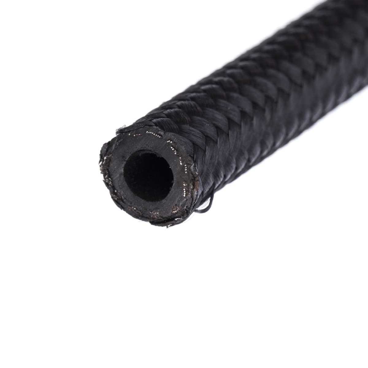 8AN 20FT Fuel Line Hose Kit, Nylon Stainless Steel Braided Fuel Line Oil/Gas/Fuel Hose End Fitting Hose with 10PCS Swivel Fuel H