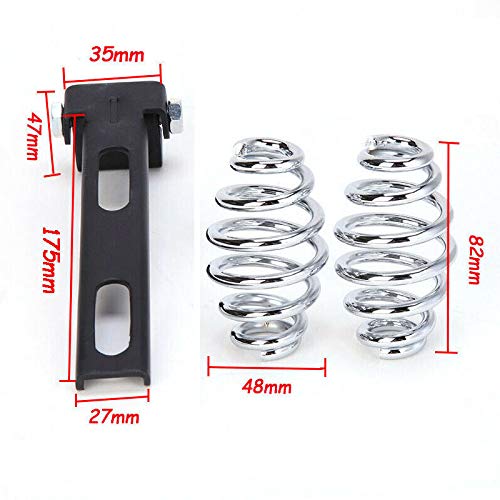 13'' Brown Crocodile Motorcycle Leather Driver Seat Cushion for Harley Davidson Sportster Chopper Bobber (Brown-Crocodile)