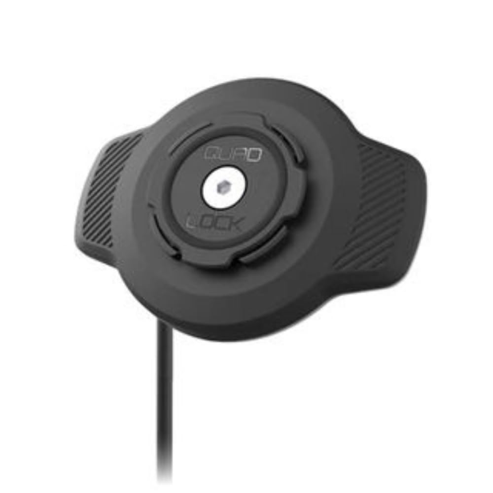 Quad Lock USB Waterproof Wireless Charging Head for Motorcycle and 360 Range