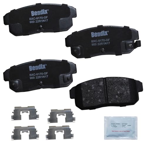 Bendix Priority1 Cfc900 Ceramic Rear Brake Pads For Infiniti G20 2002-2001, I30 2001, I35 2004-2002, Nissan Altra Ev 2001-2000,