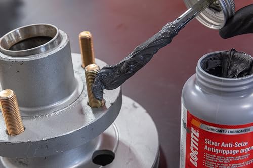 LOCTITE 501000 Silver Anti-Seize Lubricant for Automotive: Heavy-Duty, Temperature Resistant, Petroleum-Based Lubricant Compound