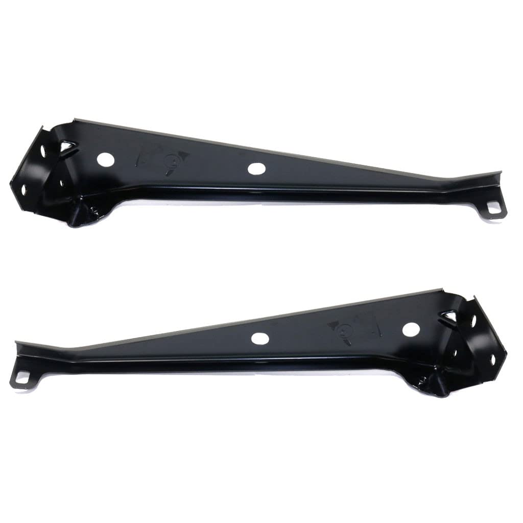 For Ford F-150 2009 10 11 12 13 2014 Grille Bracket Driver and Passenger Side | Pair | Made of Steel | CAPA Certified | Replacem