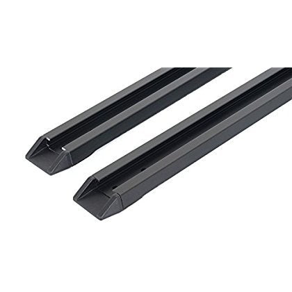 Rhino-Rack Cap/Topper/Canopy Track Set 71 Inches, Aluminum, Black (Rtc18)