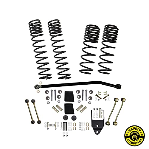 Skyjacker Jl40Rbltd 3.5-4 In. Component Box With Dual Rate Long Travel Coil Springs For Jl Rub Dsl 4 Door Lt