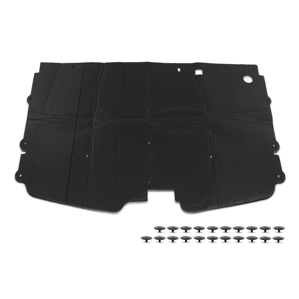 PIT66 Hood Insulation Pad Compatible with Chevy GMC C1500 C2500 C3500 Suburban 1988 1989 1990 1991 1992 1993 1994 1995 1996 1997