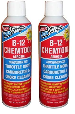Berryman Products B-12 0110 Chemtool Carburetor, Choke And Throttle Body Cleaner Not Voc Compliant In Some States (Pack Of 2)