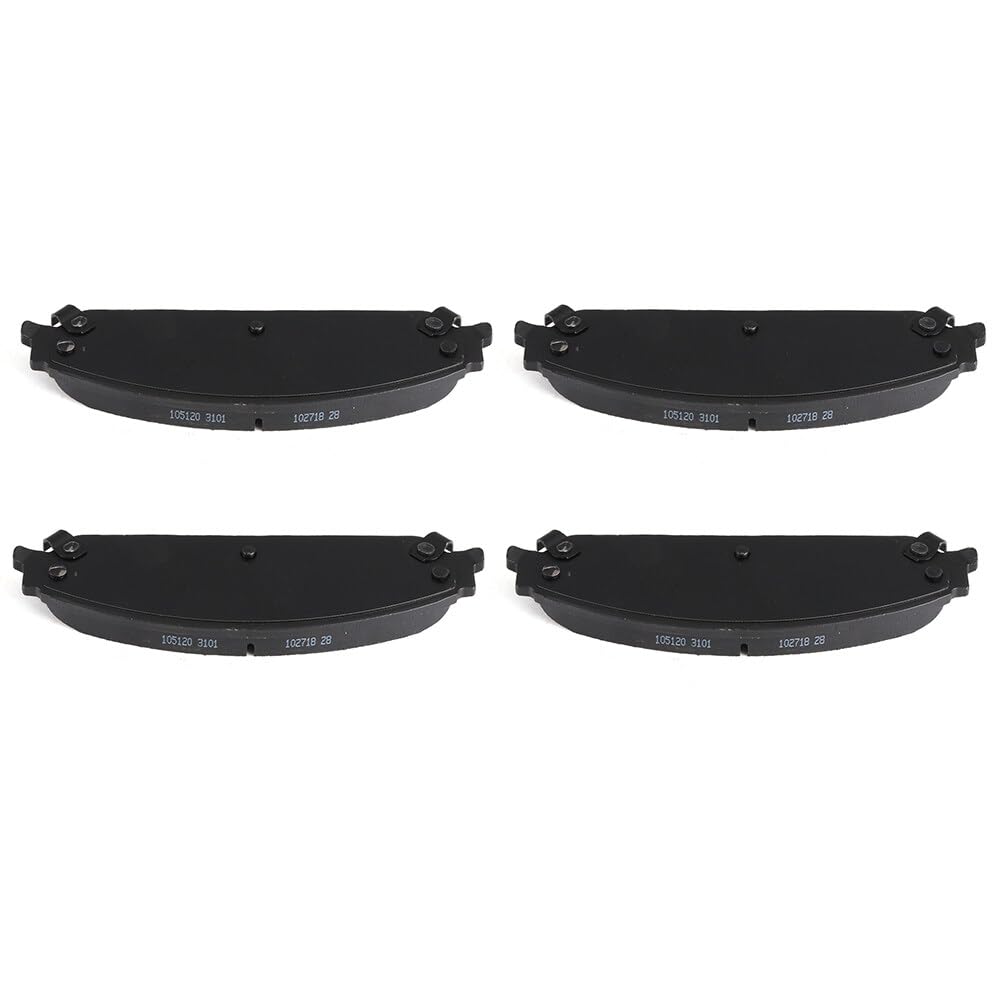 Cciyu D1058 Front Semi-Metallic Disc Brake Pads Kit For Chrysler 200 300 For Dodge Avenger Caliber Challenger Charger Magnum 4Pc
