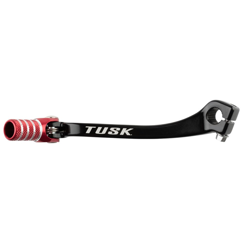 Tusk Folding Shift Lever Black/Red Tip For Honda Crf250R 2018-2022