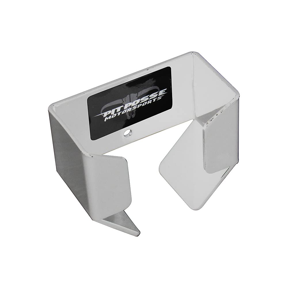 Pit Posse 461L Air Gauge Holder Pouch Car Enclosed Trailer Garage Shop - Made in USA - Aluminum Tire Meter Air Pressure Gage Sto