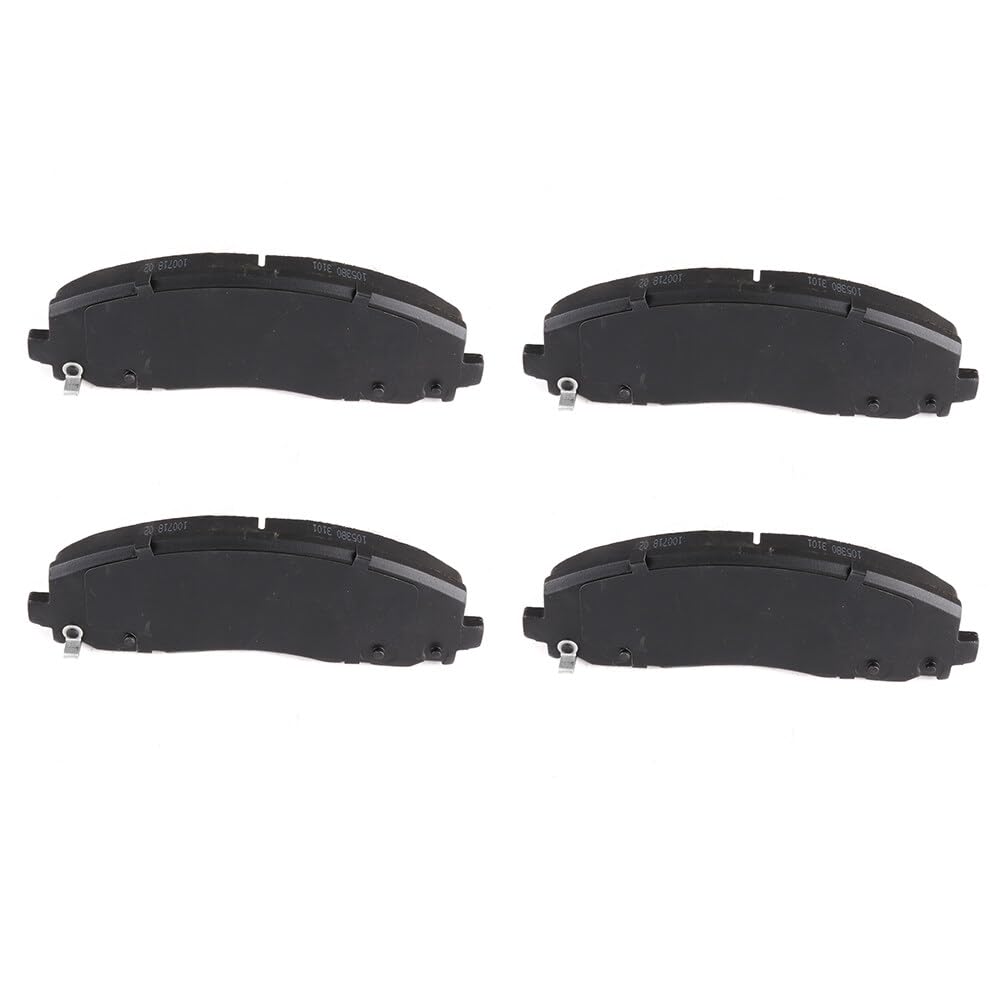Eccpp D1589-8800 4Pcs Front Semi Metallic Disc Brake Pad Set Fit For Chrysler Pacifica 2017-2019,For Chrysler Town & Country 201