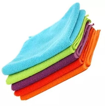 Microfiber Cloth 4pcs 40x40cms MultiColor! Thick Lint & StreakFree Multipurpose Cloths Automotive Microfibre Towels for Car Bi